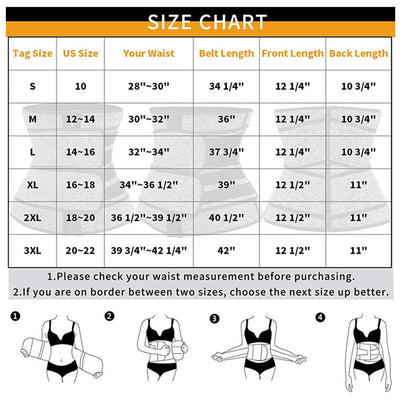 Grey and black women's waist trainer with multiple hook-and-eye closures and adjustable velcro straps. - Image 17