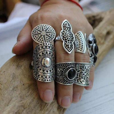 Juego de 8 Anillos Vintage - Image 10
