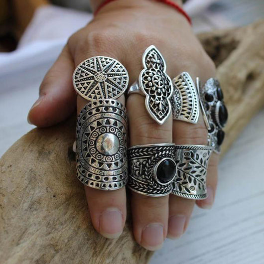 Juego de 8 Anillos Vintage - Image 10