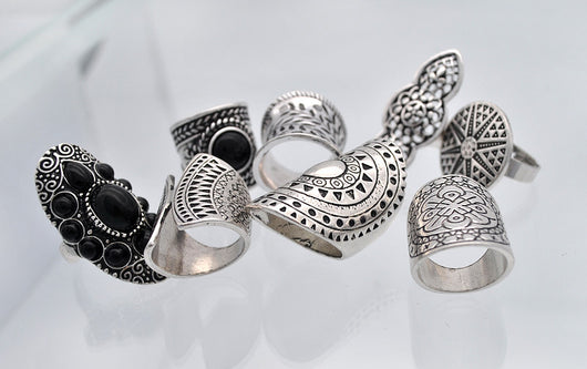 Juego de 8 Anillos Vintage - Image 13