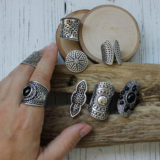 Juego de 8 Anillos Vintage - Image 14
