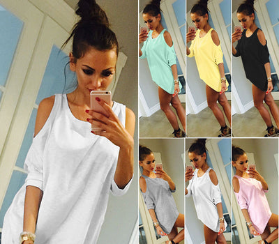 Camiseta Holgada sin Tirantes de Talla Grande para Mujer - Image 13