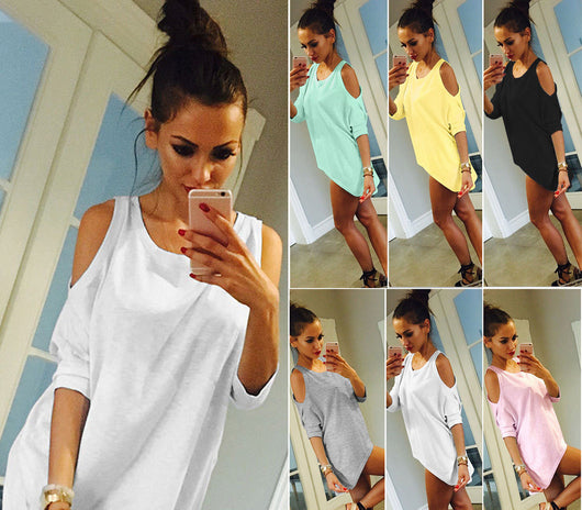 Camiseta Holgada sin Tirantes de Talla Grande para Mujer - Image 13