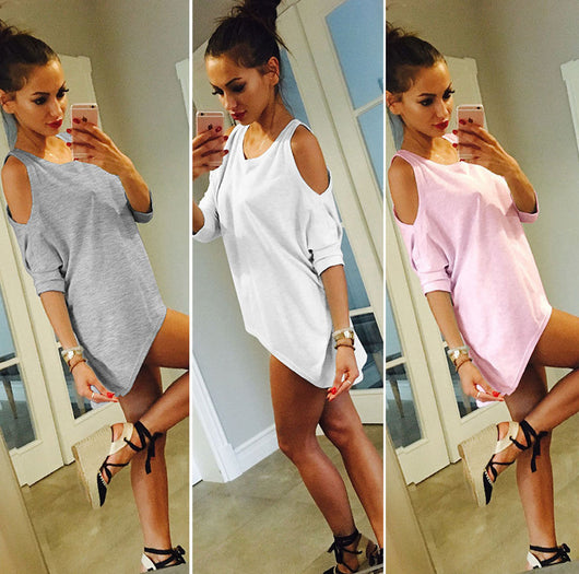Camiseta Holgada sin Tirantes de Talla Grande para Mujer - Image 14