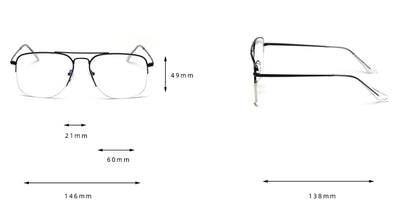 Gafas de Montura Cuadrada - Image 5