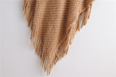 Poncho Suéter con Hebillas y Borlas - Image 32