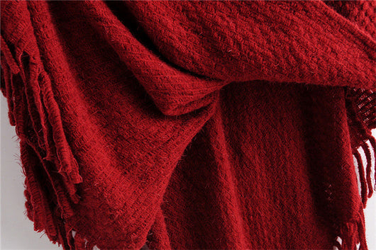 Poncho Suéter con Hebillas y Borlas - Image 41