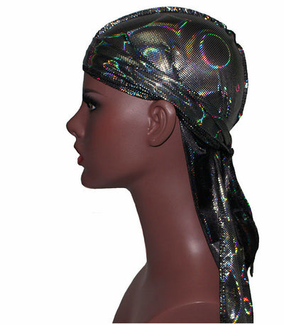 Turbantes Durags Brillantes de Seda - Bandanas Coloridas para Hombre - Image 3