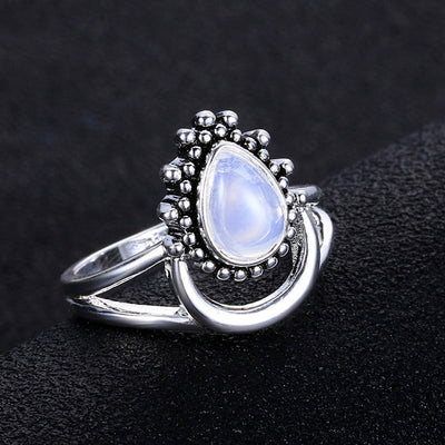 Anillo de Plata Tailandesa con Piedra de Luna - Image 8