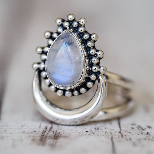 Anillo de Plata Tailandesa con Piedra de Luna - Image 13