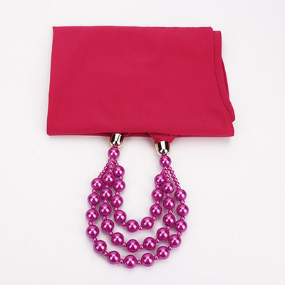 Collar de Perlas con Pañuelo Elegante - Image 31
