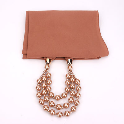 Collar de Perlas con Pañuelo Elegante - Image 35
