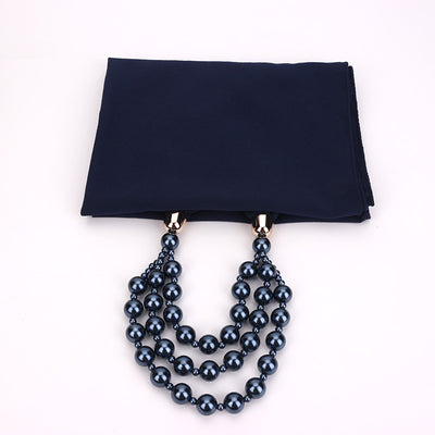 Collar de Perlas con Pañuelo Elegante - Image 37