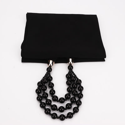 Collar de Perlas con Pañuelo Elegante - Image 38