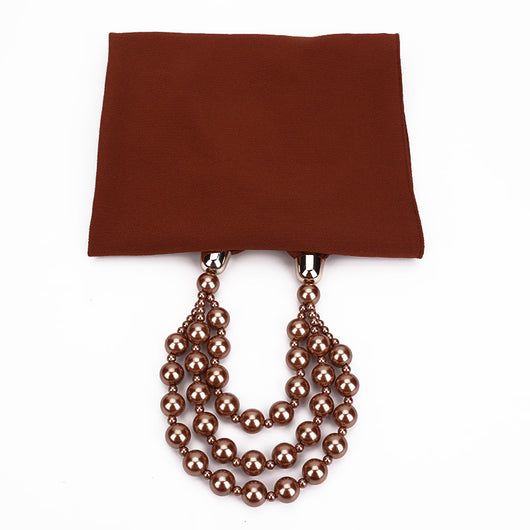 Collar de Perlas con Pañuelo Elegante - Image 39