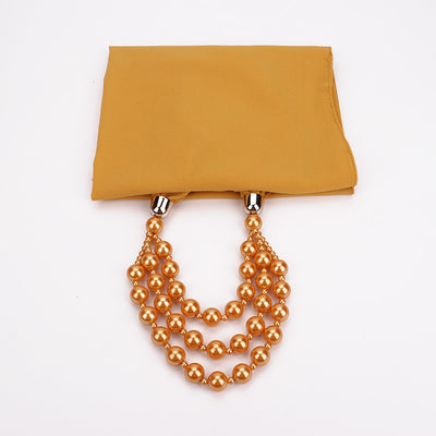 Collar de Perlas con Pañuelo Elegante - Image 41