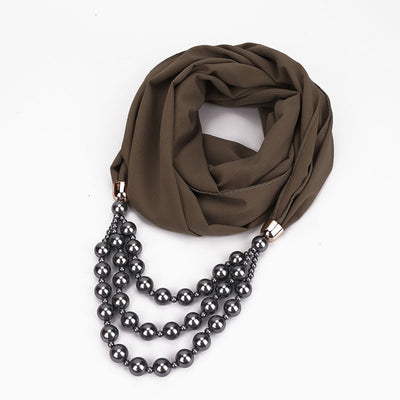 Collar de Perlas con Pañuelo Elegante - Image 50