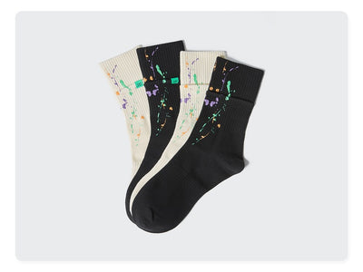 Calcetines Deportivos Luminosos de Doble Capa con Efecto Tinta - Image 10