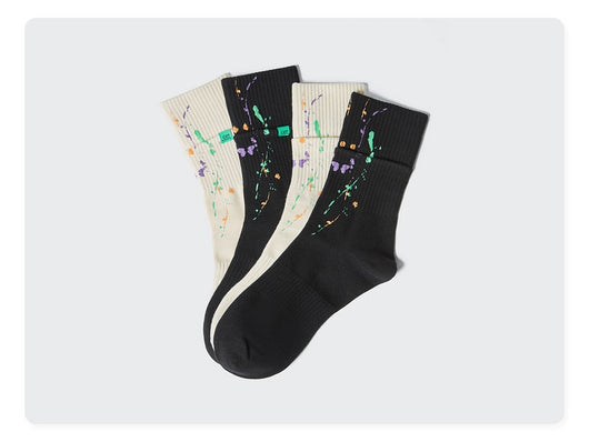 Calcetines Deportivos Luminosos de Doble Capa con Efecto Tinta - Image 10