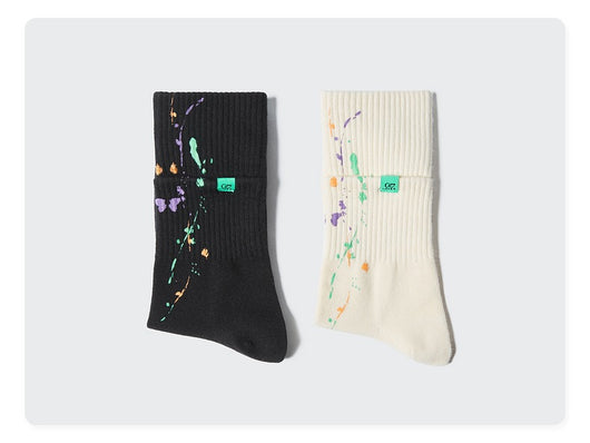 Calcetines Deportivos Luminosos de Doble Capa con Efecto Tinta - Image 11