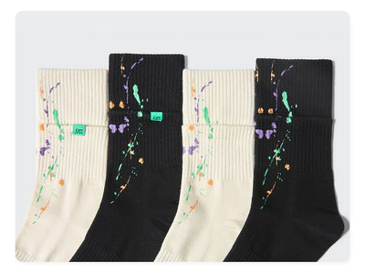 Calcetines Deportivos Luminosos de Doble Capa con Efecto Tinta - Image 12