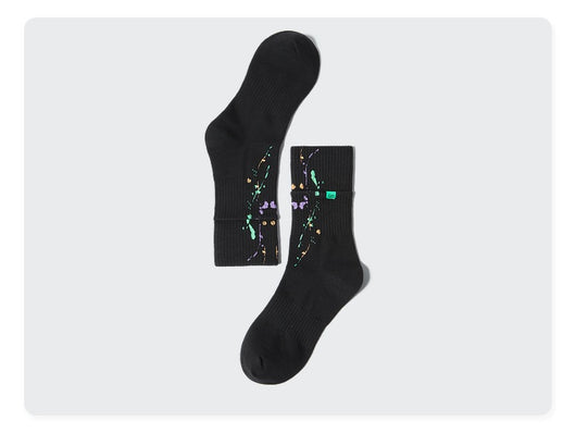 Calcetines Deportivos Luminosos de Doble Capa con Efecto Tinta - Image 13