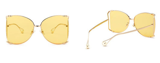 Gafas de Sol Cuadradas para Mujer con Marco Metálico - Image 14