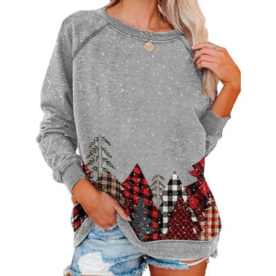 Sudadera Estampada de Cuello Redondo y Manga Larga - Image 7