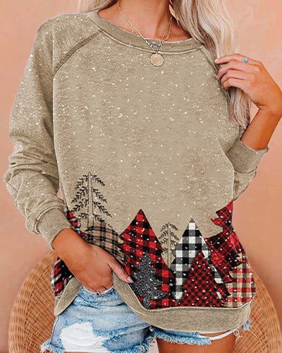 Sudadera Estampada de Cuello Redondo y Manga Larga - Image 9