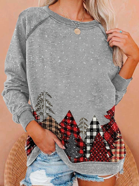 Sudadera Estampada de Cuello Redondo y Manga Larga - Image 10