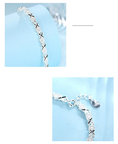 Pulsera de Plata Esterlina con Zirconia Cúbica - Diseño Geométrico para Mujer - Image 8