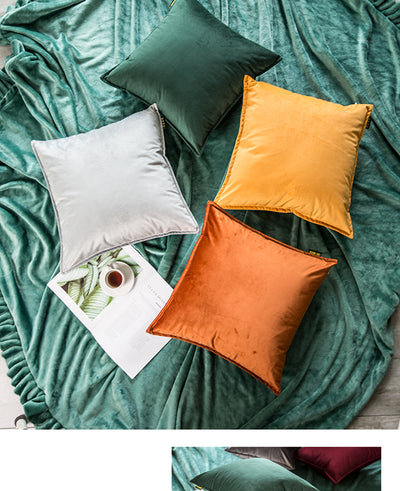 Almohada de Terciopelo en Colores Sólidos - Image 14