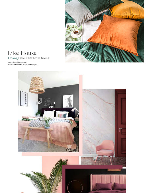 Almohada de Terciopelo en Colores Sólidos - Image 15