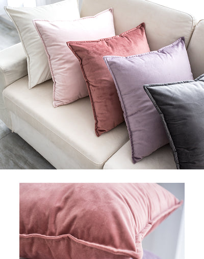 Almohada de Terciopelo en Colores Sólidos - Image 17