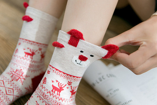 Calcetines Navideños de Coral Gruesos y Cálidos para Casa - Image 20