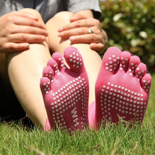 Calcetines de Yoga con Dedos Separados - Algodón Premium con Masaje y Estampado - Image 21