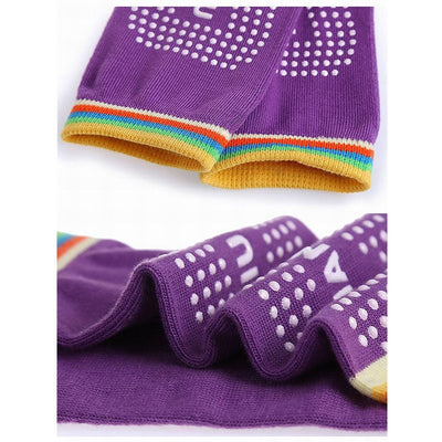 Calcetines de Yoga con Dedos Separados - Algodón Premium con Masaje y Estampado - Image 24