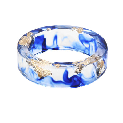 Anillo de Resina con Flores Secas y Laminado Dorado - Joya Artesanal Única - Image 18