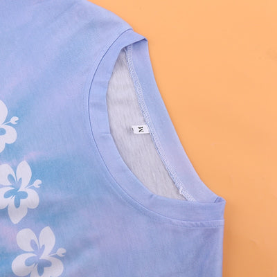 Playera Tie Dye Azul Estilo Harajuku - Image 15