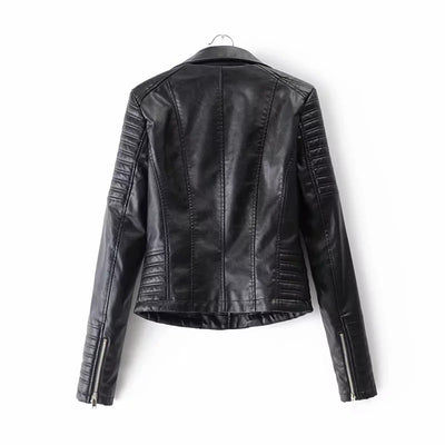 Chaqueta de Cuero para Motocicleta Mujer - Image 17