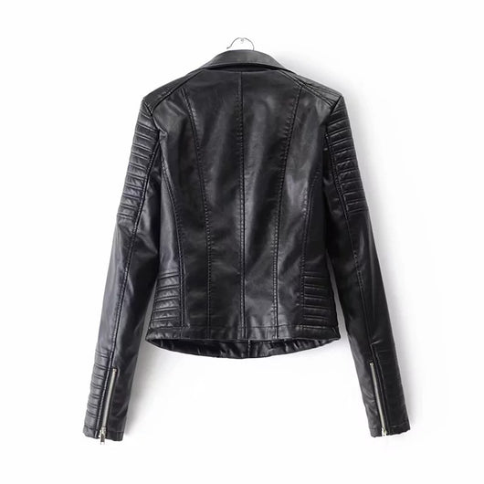 Chaqueta de Cuero para Motocicleta Mujer - Image 17