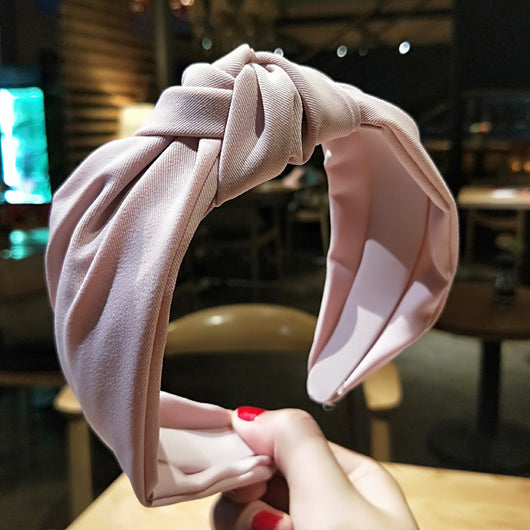 Banda para Cabello con Nudo de Tela - Image 8