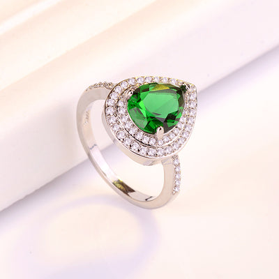 Anillo de Topacio Azul con Gota de Agua - Image 10