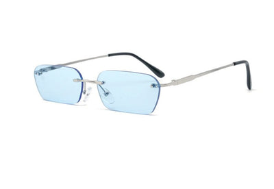 Gafas de Sol Rectangulares sin Marco - Protección Visual Premium - Image 19