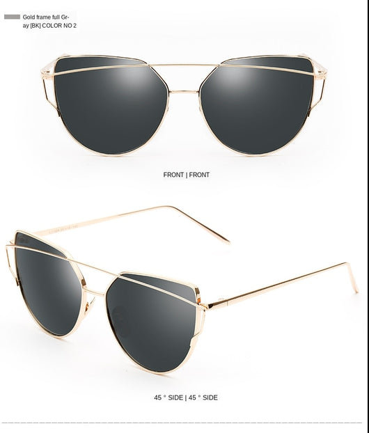 Gafas de Sol Vintage Doradas para Mujer - Image 26