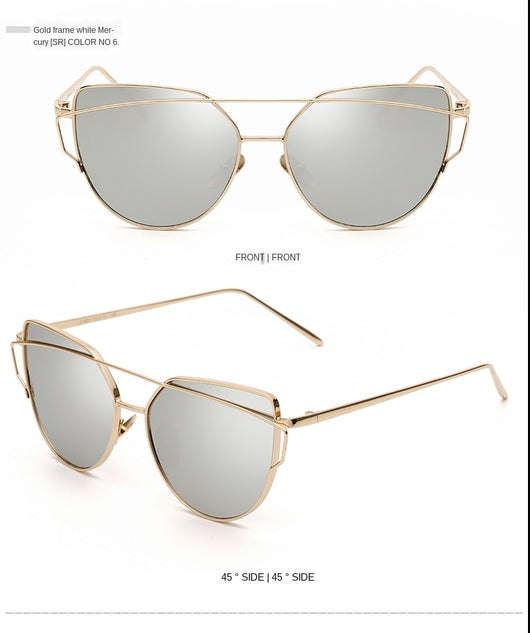 Gafas de Sol Vintage Doradas para Mujer - Image 30