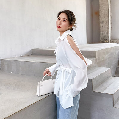 Blusa Blanca de Diseño Exclusivo para Mujer - Image 8
