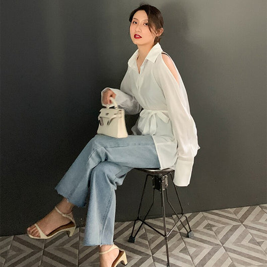 Blusa Blanca de Diseño Exclusivo para Mujer - Image 9