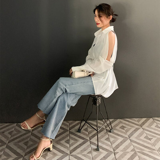 Blusa Blanca de Diseño Exclusivo para Mujer - Image 10
