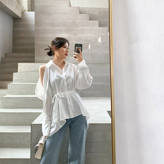 Blusa Blanca de Diseño Exclusivo para Mujer - Image 11